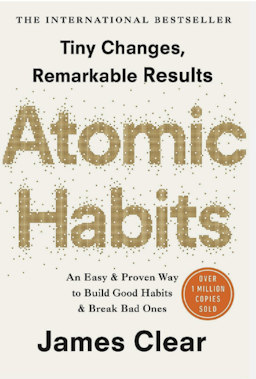 Cover image of the book Atomic Habits by James Clear